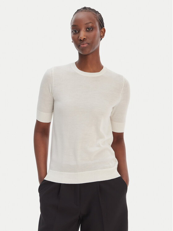 BOSS Sweter Farbella 50544996 Beżowy Slim Fit