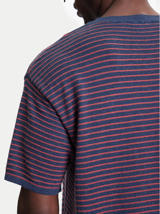 United Colors Of Benetton United Colors Of Benetton Tričko 1195K109V Tmavomodrá Relaxed Fit