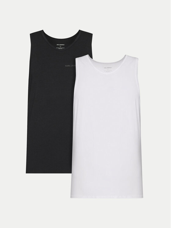 KARL LAGERFELD Súprava 2 tank topov A1M47091 Farebná Regular Fit