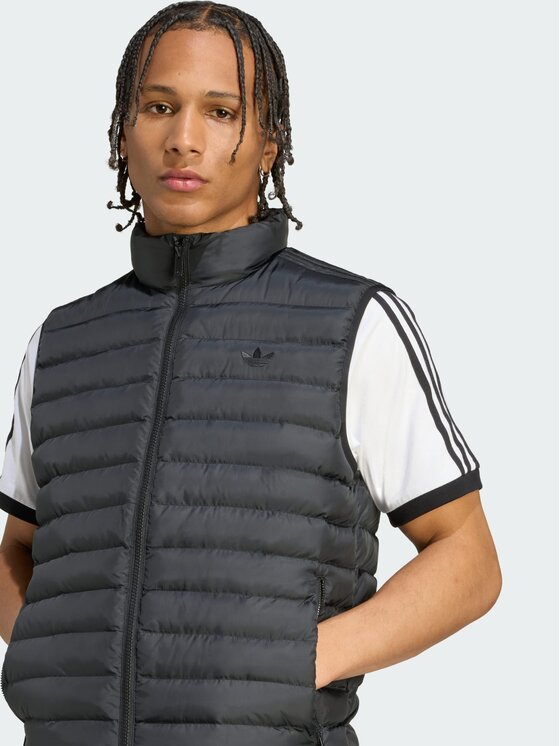 adidas adidas Kamizelka 147121 Czarny Slim Fit