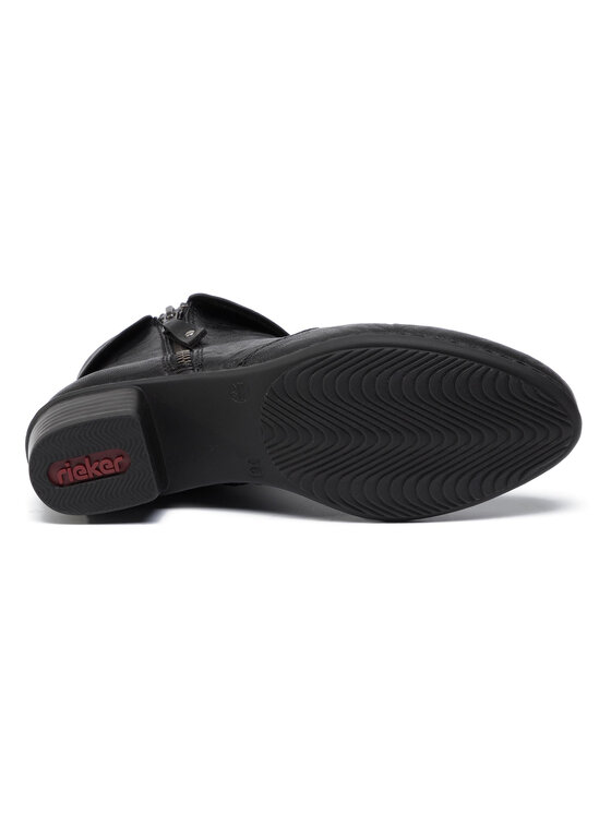 Rieker Rieker Botine Y07A8-01 Negru