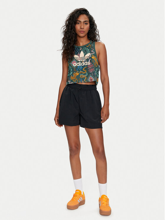 adidas adidas Topiņš FARM Rio Trefoil IW0798 Zaļš Regular Fit