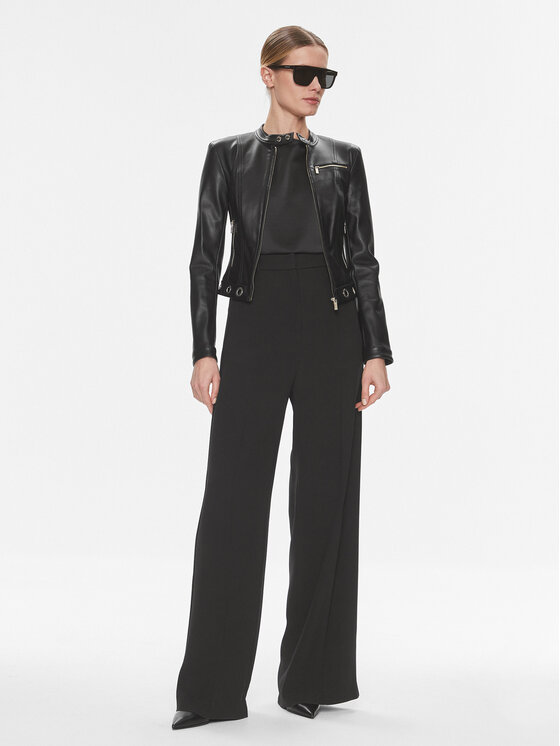 Marciano Guess Marciano Guess Яке от имитация на кожа Rory 4RGL11 9646Z Черен Slim Fit
