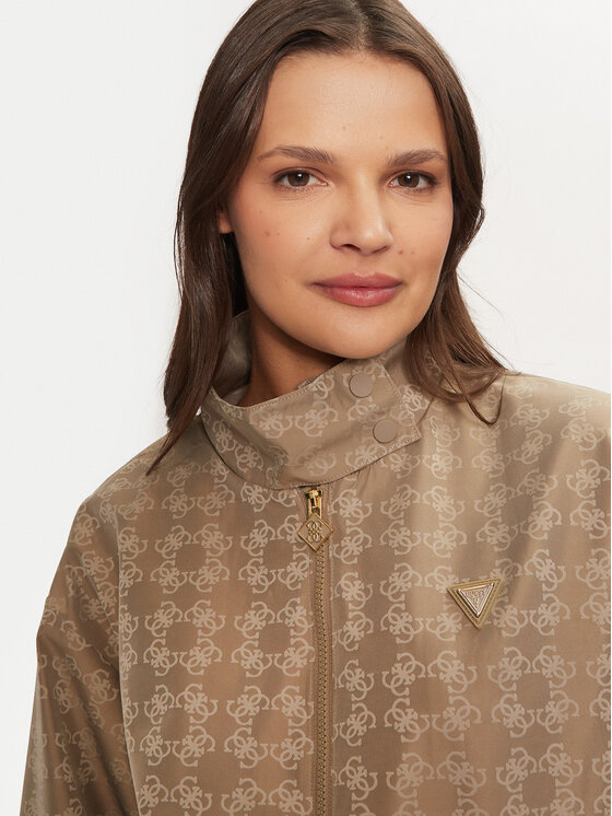 Guess Guess Prehodna jakna V4BQ24 WGLW2 Rjava Regular Fit