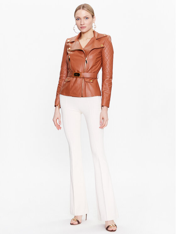 Elisabetta Franchi Elisabetta Franchi Auduma bikses PA-054-31E2-V250 Écru Regular Fit