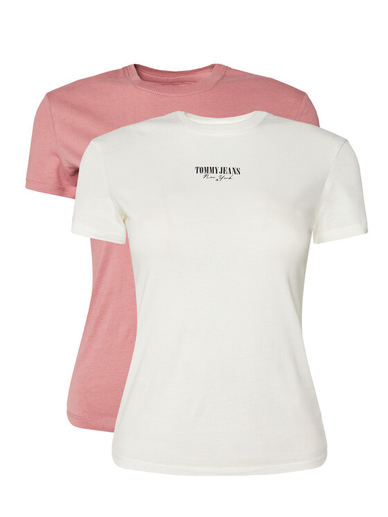 Tommy Jeans Tommy Jeans 2er-Set T-Shirts Essential DW0DW21746 Bunt Regular Fit