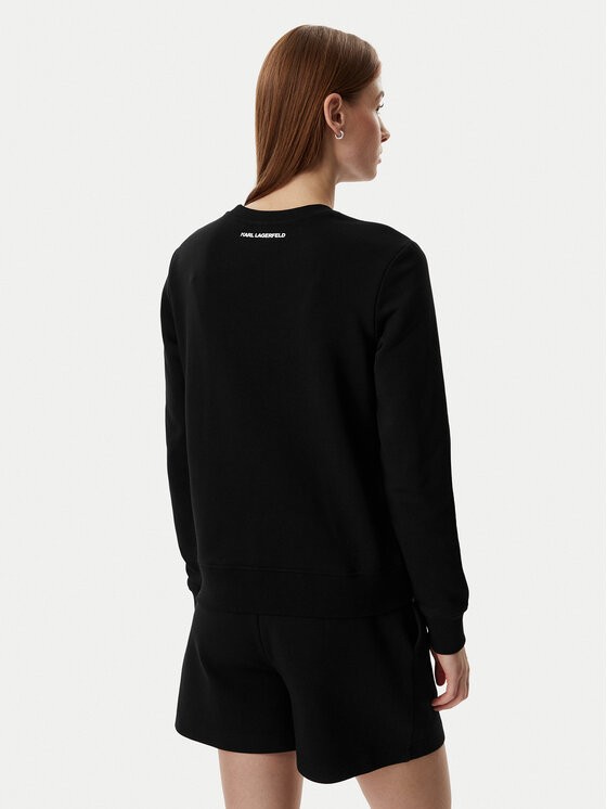 KARL LAGERFELD KARL LAGERFELD Μπλούζα B2W20010 Μαύρο Regular Fit