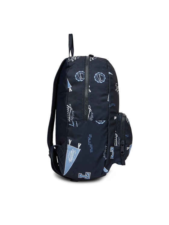 Tommy Hilfiger Tommy Hilfiger Ruksak Th Essential Printed Backpack AU0AU01992 Tamnoplava