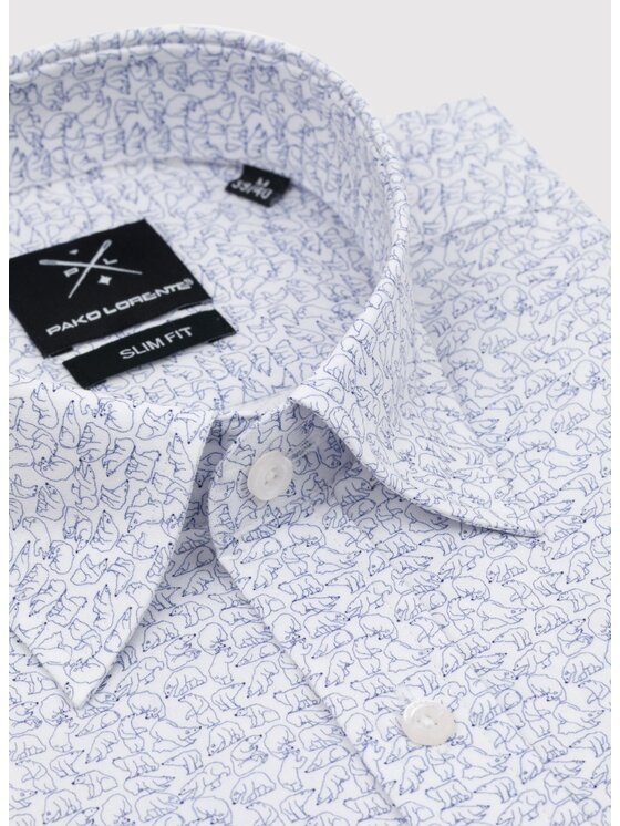 Pako Lorente Pako Lorente Koszula P24WF-1X-054 Niebieski Slim Fit