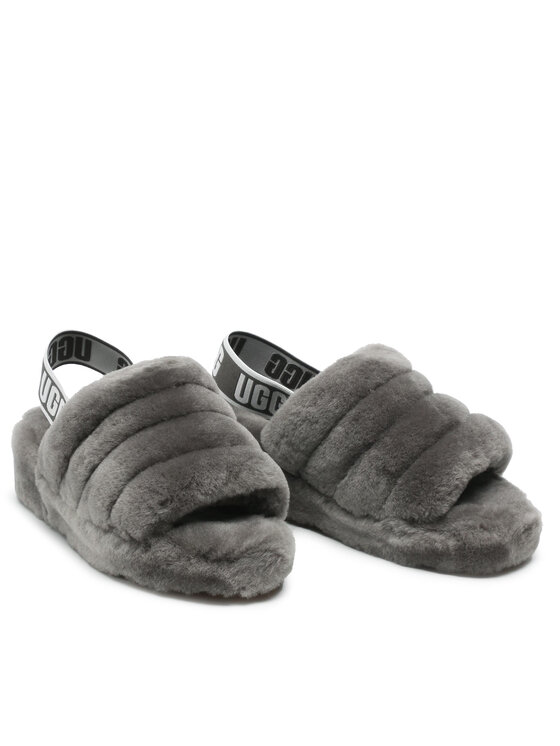 Ugg Ugg Пантофи W Fluff Yeah Slide 1095119 Сив
