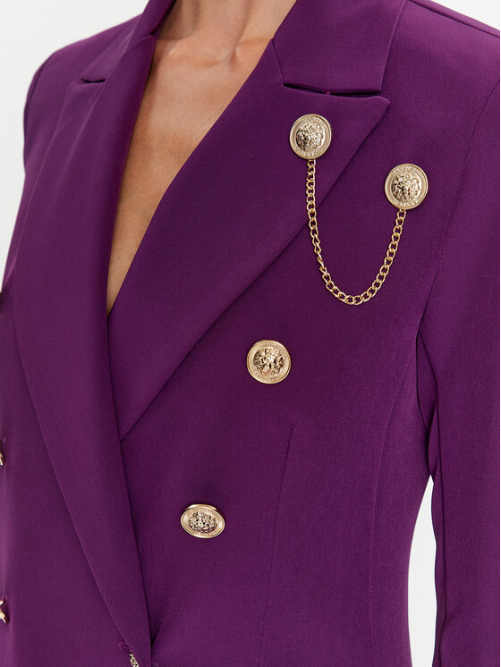 Maryley Maryley Kokteilinė suknelė 23IB300/41RA Violetinė Regular Fit
