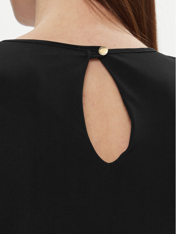 Rinascimento Rinascimento Kokteilinė suknelė CFC0019355002 Juoda Regular Fit