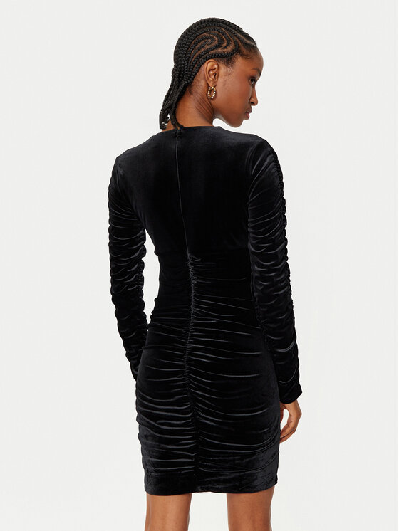 Guess Guess Koktejlové šaty W5RK30 KCM62 Čierna Bodycon Fit