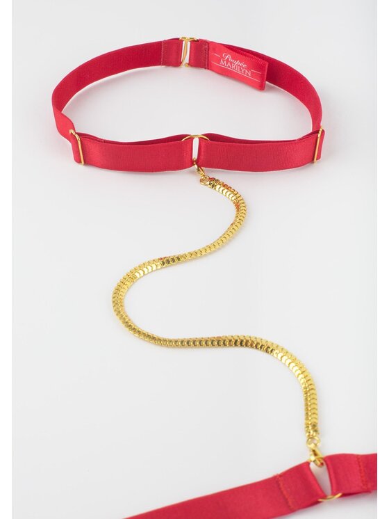Poupée Marilyn Poupée Marilyn Choker Mia Czerwony