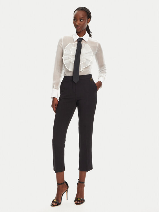 Elisabetta Franchi Elisabetta Franchi Koszula CA-107-52E2-V460 Biały Regular Fit