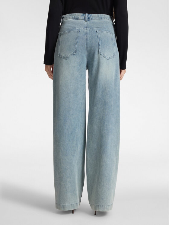 Elena Mirò Elena Mirò Jeansy P424G000415N014 Niebieski Flare Fit
