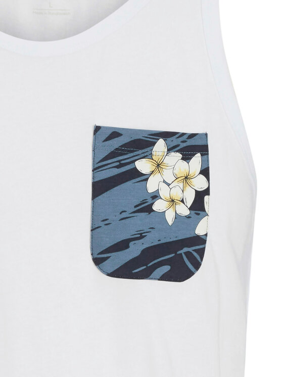 Jack&Jones Jack&Jones Tank top marškinėliai Hawaii 12269321 Balta Standard Fit