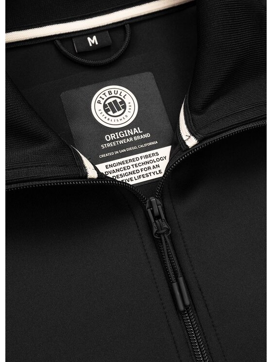 PITBULL PITBULL Bluza Oldschool SMALL LOGO Czarny Regular Fit