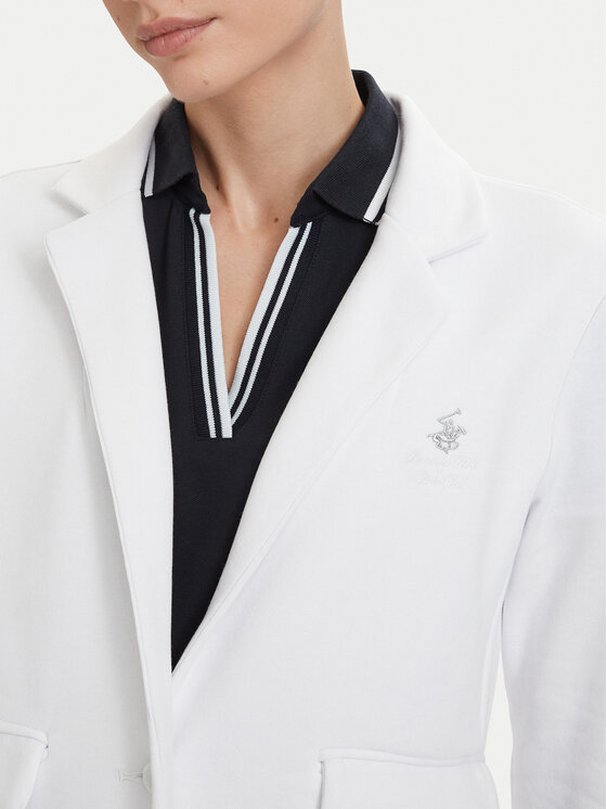 Beverly Hills Polo Club Beverly Hills Polo Club Піджак P-SS26W-F6547 Білий Regular Fit