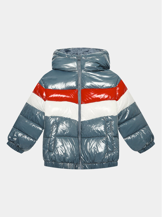 United Colors Of Benetton Geacă din puf 2O3ACN02O Gri Regular Fit