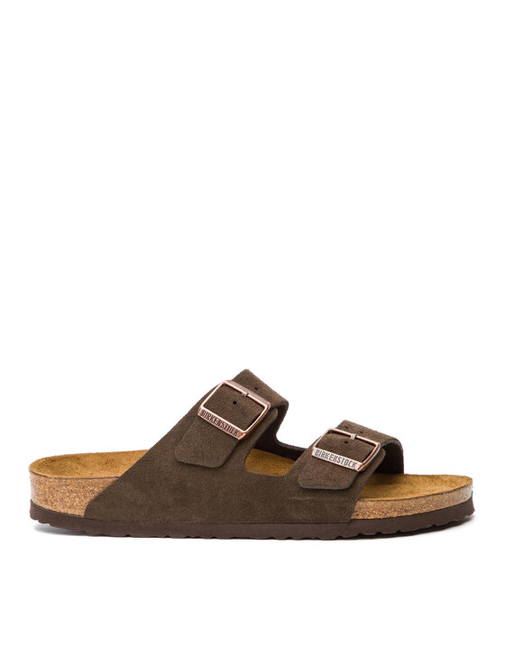 Birkenstock Šľapky Arizona zamsz 0951313 Hnedá