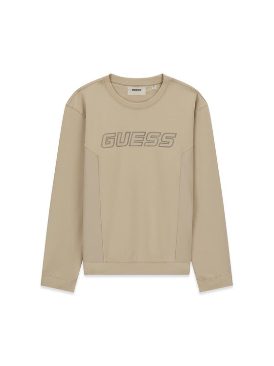 Guess Guess Bluza 181500 Beżowy Classic Fit
