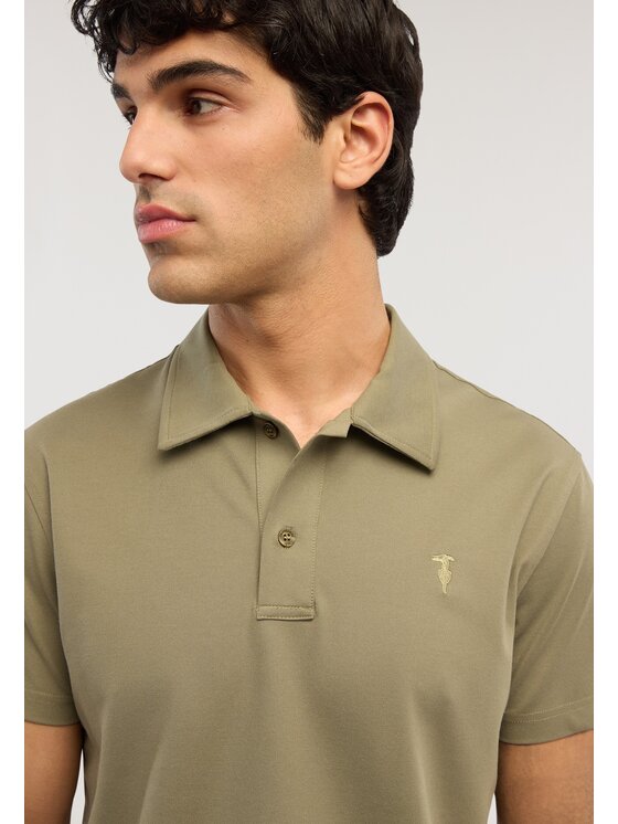 Trussardi Trussardi T-Shirt G5098000140N035 Zielony Regular Fit