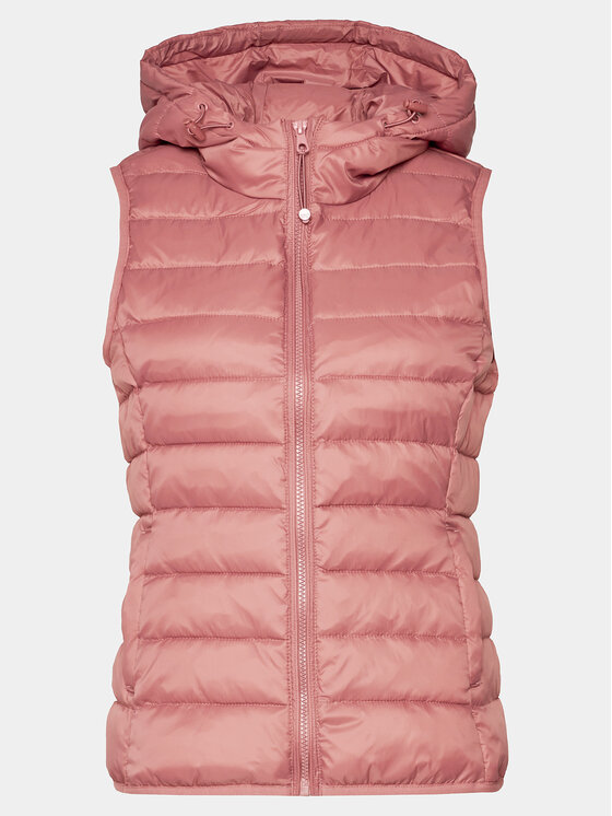 ONLY ONLY Αμάνικο Μπουφάν New Tahoe Hood 15205760 Ροζ Regular Fit