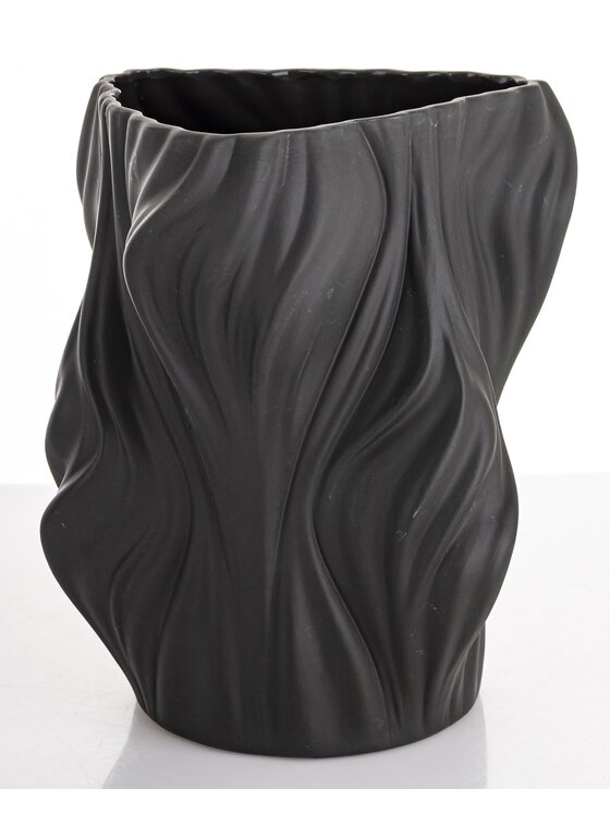 MIAhome MIAhome Wazon porcelanowy IRREGULAR Czarny