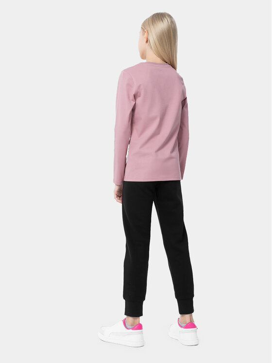 4F 4F Bluse 4FJAW23TLONF141 Rosa Regular Fit