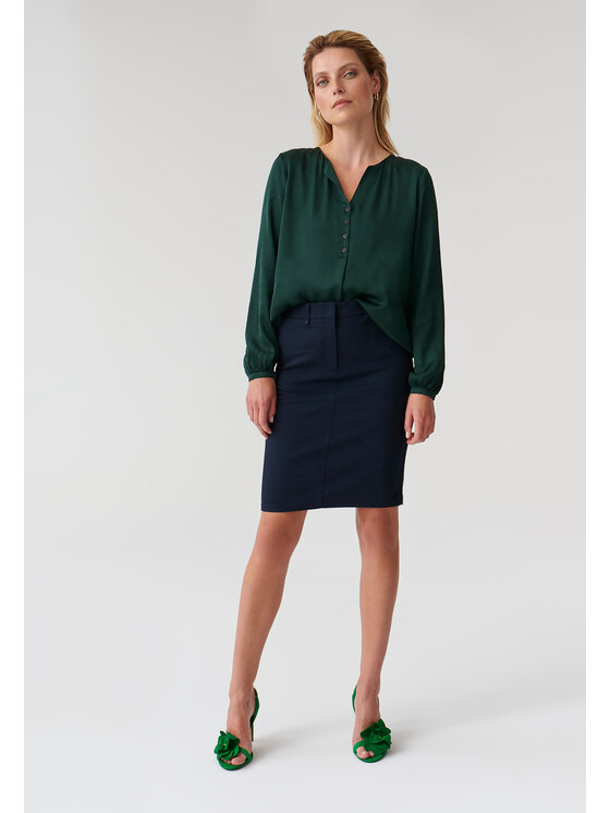 TATUUM TATUUM Spódnica midi FILI Granatowy Close Fit