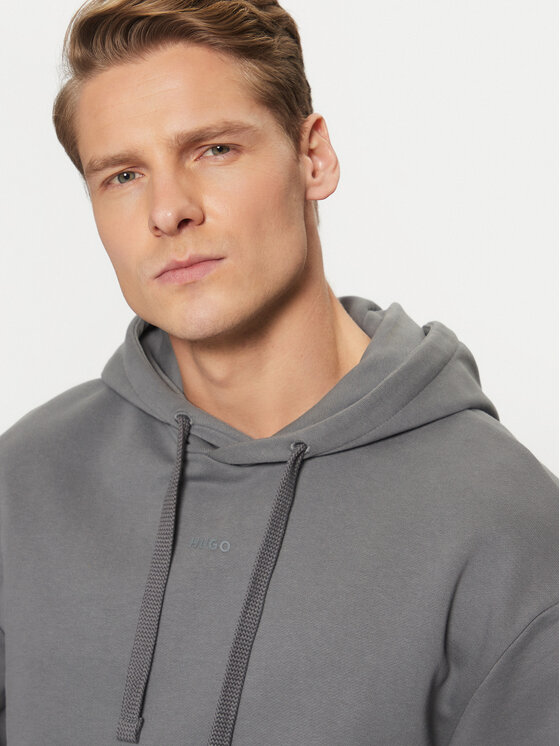 HUGO HUGO Majica dugih rukava Dapo 50486478 Siva Relaxed Fit