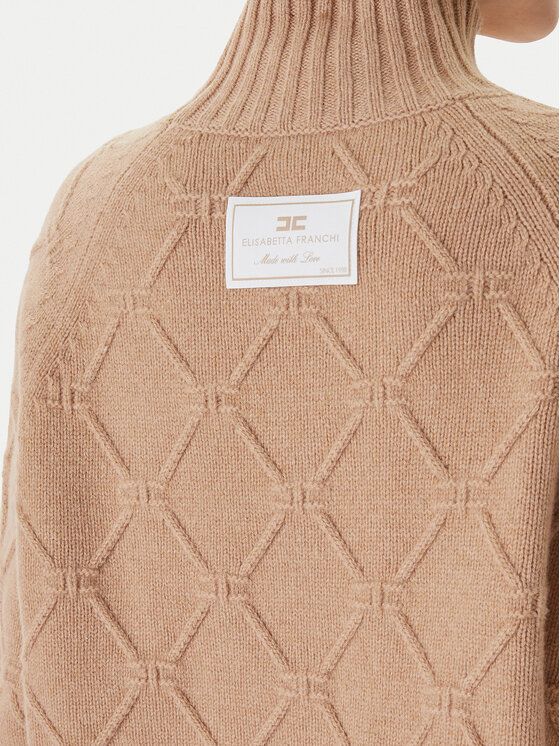 Elisabetta Franchi Elisabetta Franchi Maglione MK-55T-57E2 Marrone Regular Fit