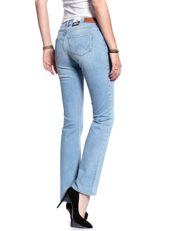 Wrangler Wrangler Jeansy BOOTCUT Niebieski Regular Fit