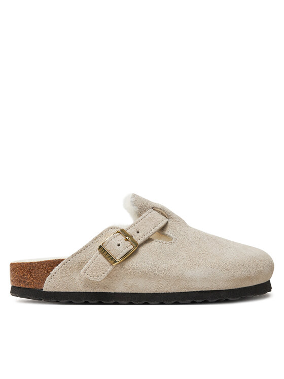 Birkenstock Birkenstock Natikači Boston Shearling Leve 1026192 Bela