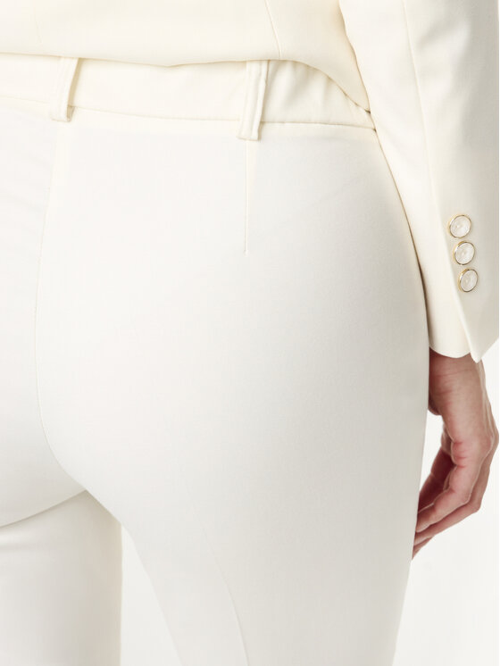KMX KMX Spodnie materiałowe 808690009 Écru Fitted Fit