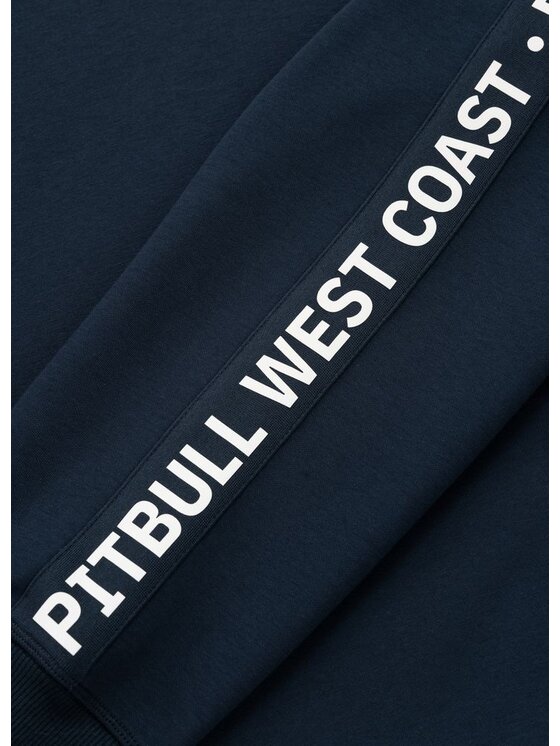 PITBULL PITBULL Bluza ARBOR TAPE Granatowy Regular Fit