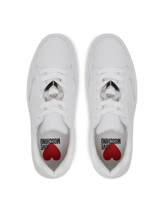 LOVE MOSCHINO LOVE MOSCHINO Sneakersy JA15214G1MIA410A Biały