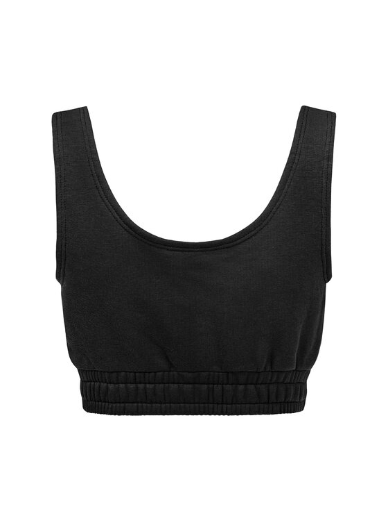 MissDenim MissDenim Top Flippy Bra Czarny Basic Fit