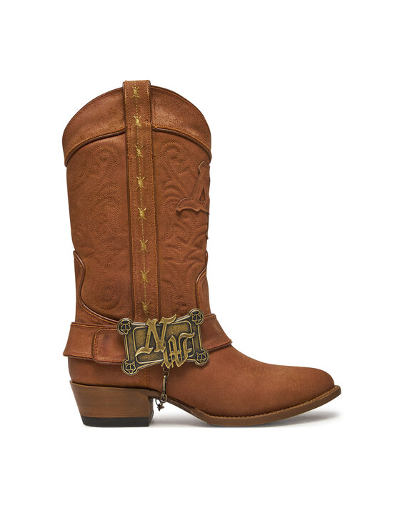 Cizme și botine cowboy Naked Wolfe Outlaw 00021 Maro