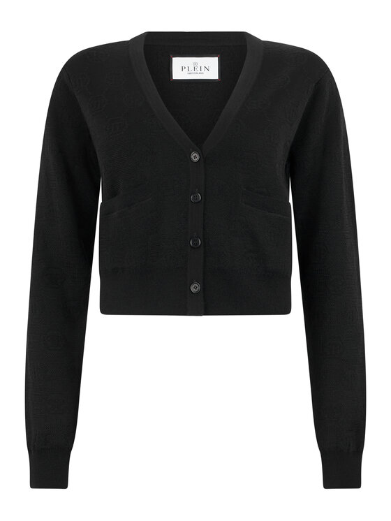 PHILIPP PLEIN PHILIPP PLEIN Cardigan 31380 Nero Regular Fit