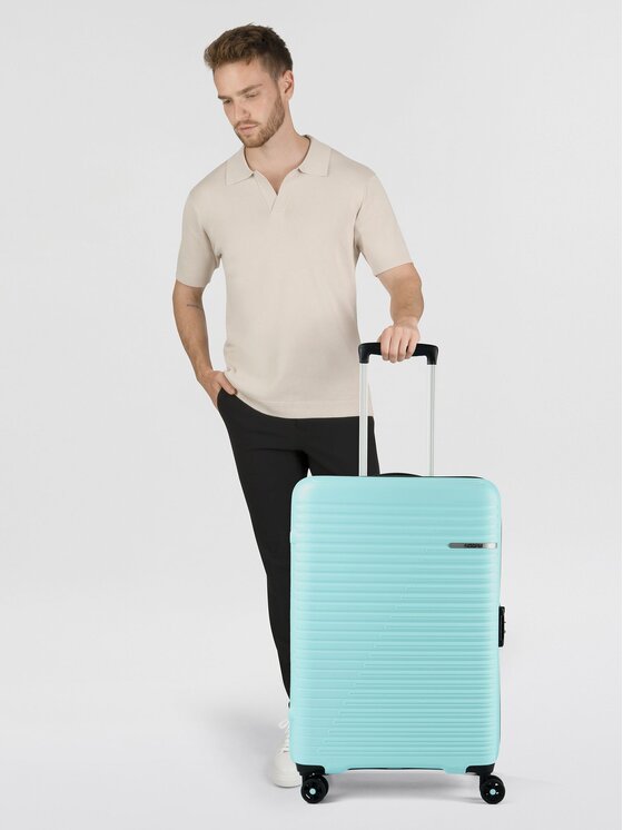 American Tourister American Tourister Walizka średnia 330231 Turkusowy