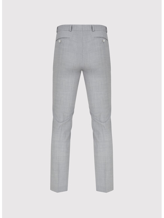 Pako Lorente Pako Lorente Spodnie garniturowe P26SP-6G-028 Szary Slim Fit