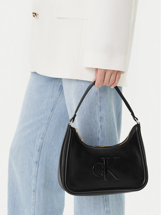 Calvin Klein Calvin Klein Τσάντα Bold Ck Small Shoulder Bag LV04F3230G Μαύρο
