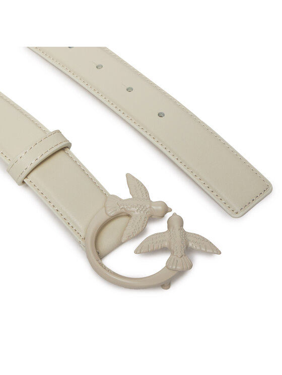 PINKO Pinko Damengürtel Love Berry H3 Belt. PE 24 PLT01 100125 A1K2 Weiß