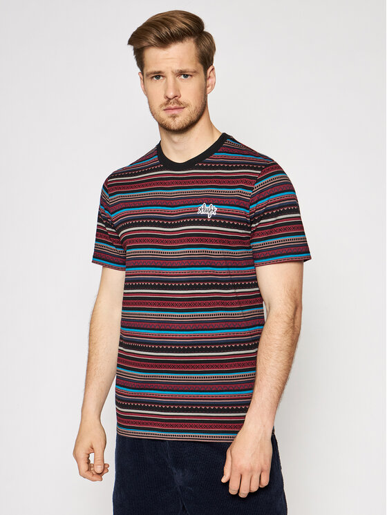 Huf striped t discount shirt