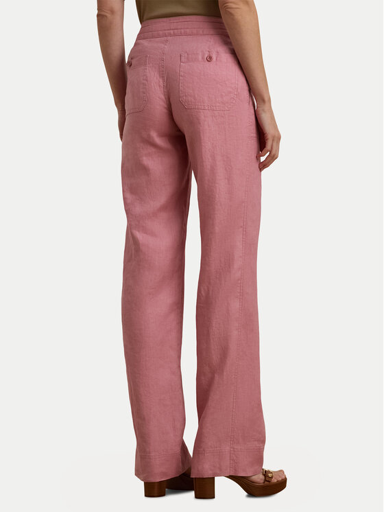 LAUREN RALPH LAUREN LAUREN RALPH LAUREN Bavlnené nohavice 200735136022 Ružová Regular Fit