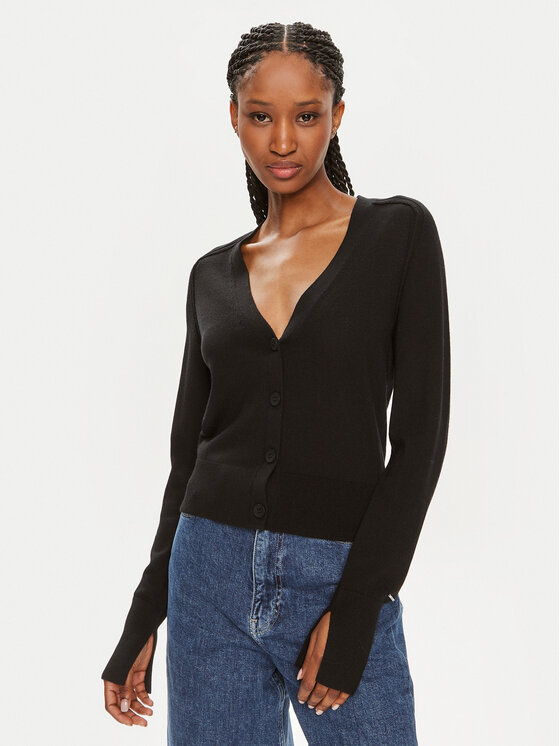 Calvin Klein Calvin Klein Ζακέτα K20K207574 Μαύρο Regular Fit