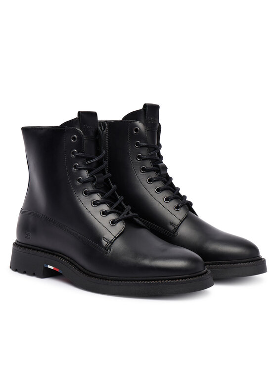 Tommy Hilfiger Tommy Hilfiger Kozaki Comfort Lwt FM0FM05593 Czarny