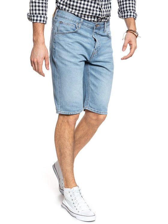 Lee Lee Pantaloncini di jeans 5 POCKET SHORT Blu Regular Fit